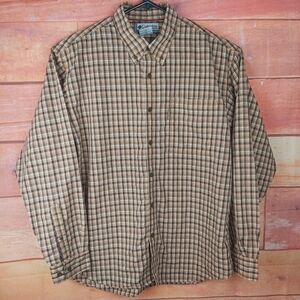 🍄3/50$🍄 COLUMBIA plaid button down shirt size large